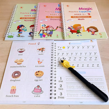 Magic Book™(4 BOOKS,1 PEN,1 GRIP,10 REFILL)