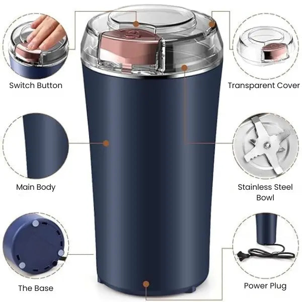 Electric Coffee Grinder Spice & Coffee Bean Grinder 