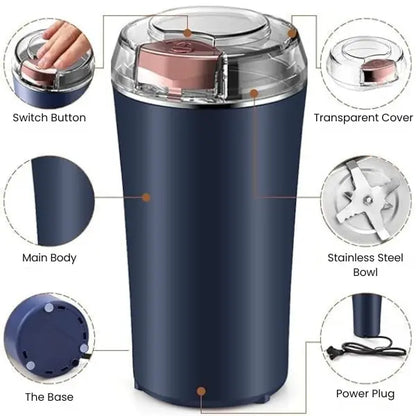 Electric Coffee Grinder Spice & Coffee Bean Grinder 