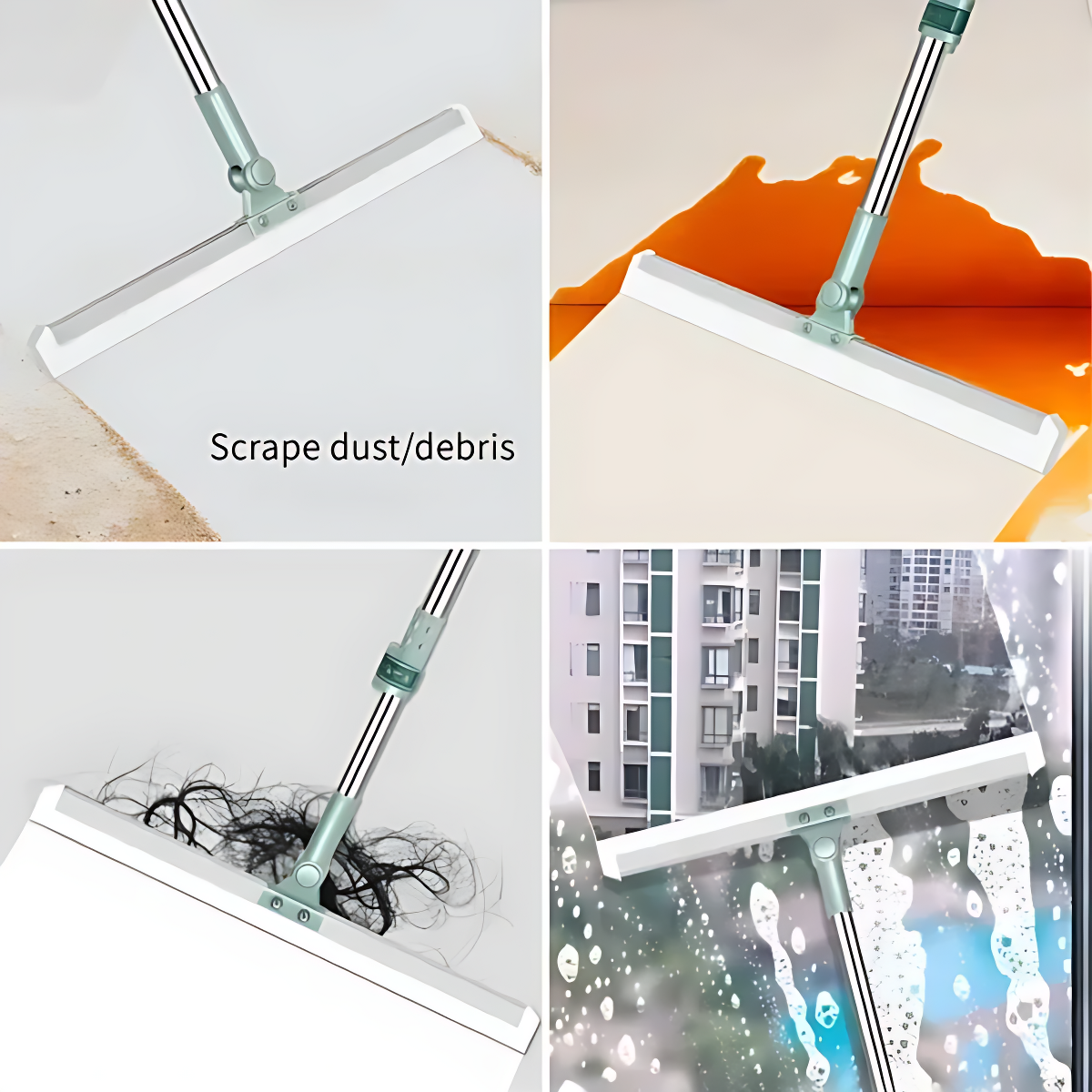 TruVirals - Silicone Multipurpose Wiper | Adjustable & 180° Rotating Head